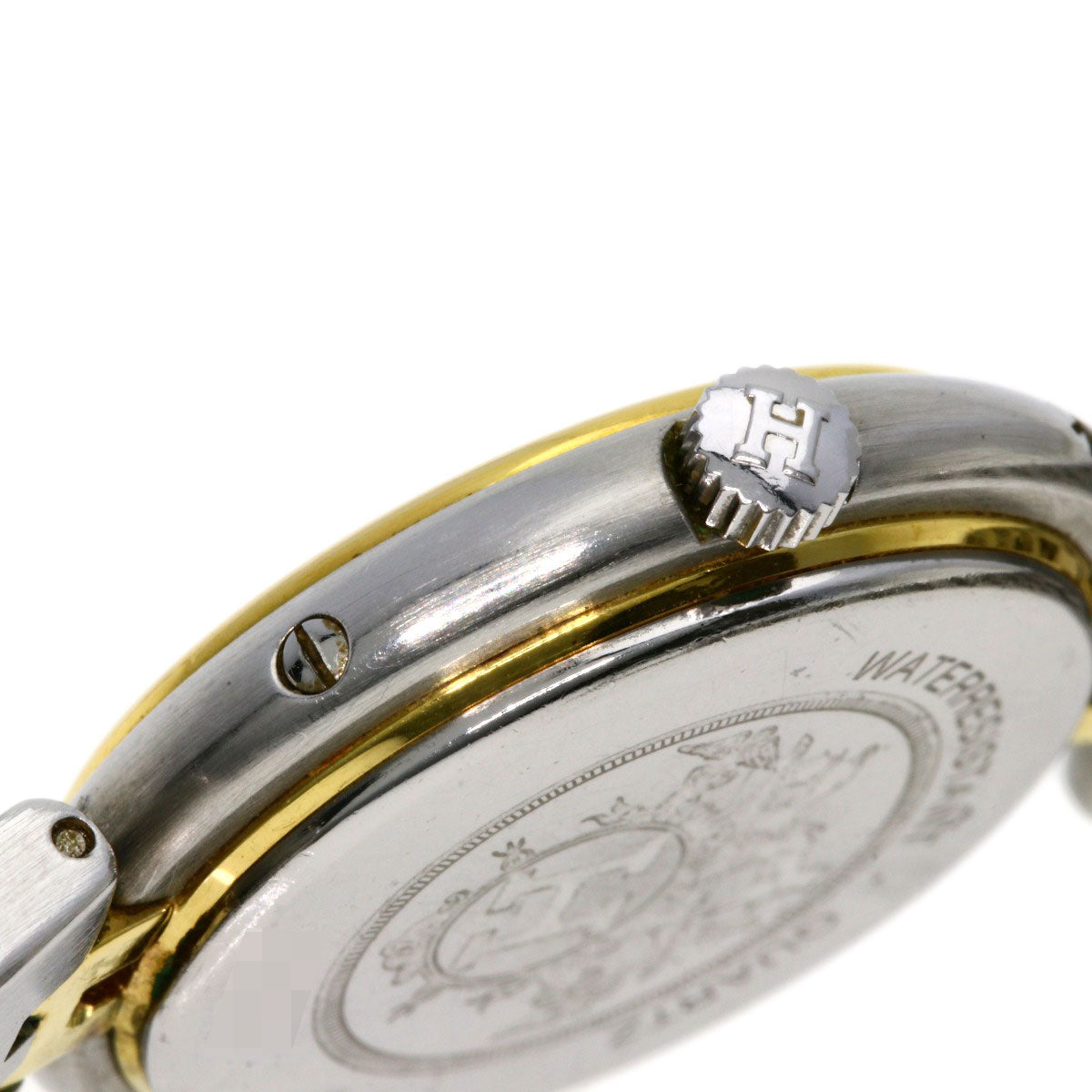 HERMES Watches Quartz Stainless Steel gold profile Ivory dial