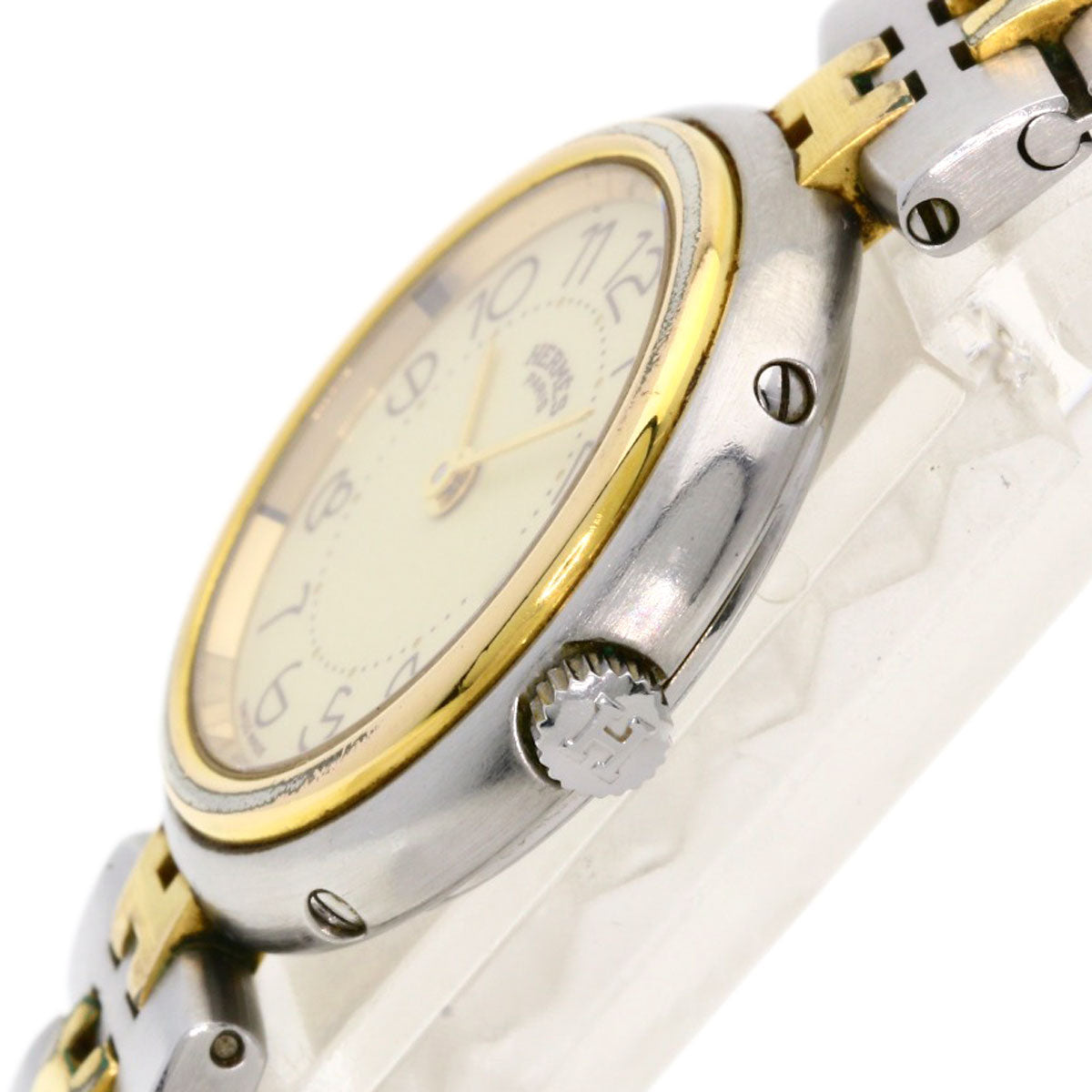 HERMES Watches Quartz Stainless Steel gold profile Ivory dial