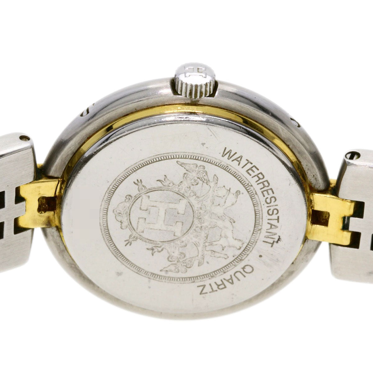HERMES Watches Quartz Stainless Steel gold profile Ivory dial