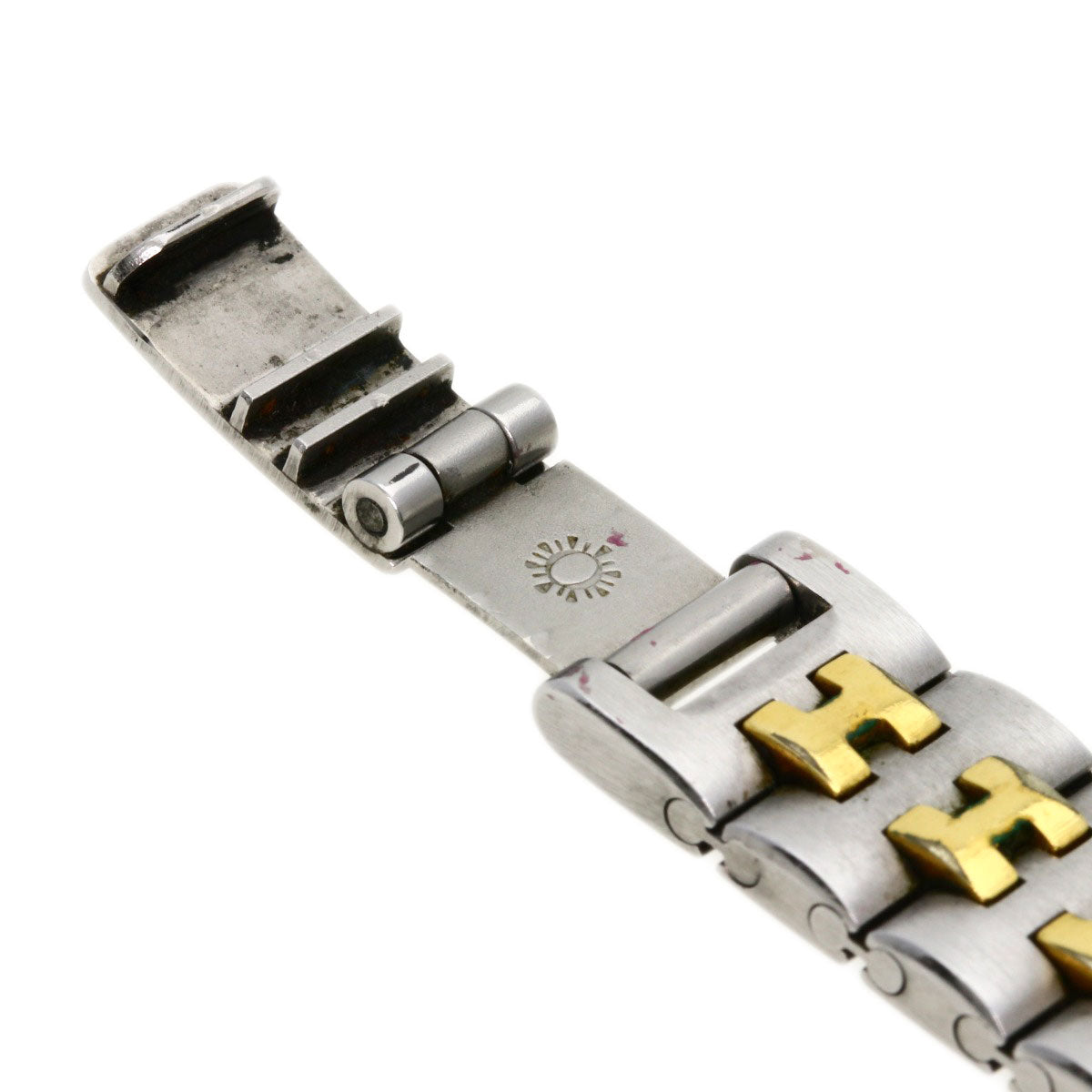 HERMES Watches Quartz Stainless Steel gold profile Ivory dial