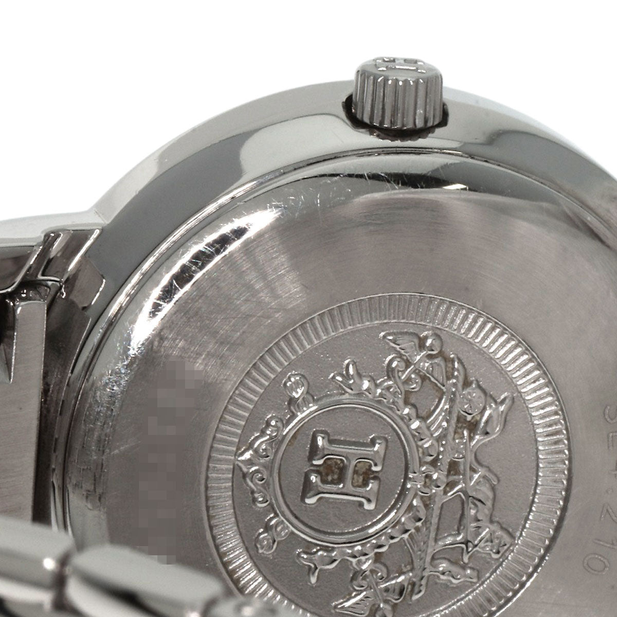 HERMES Watches Quartz SE4.210 Stainless Steel Silver Serie white dial