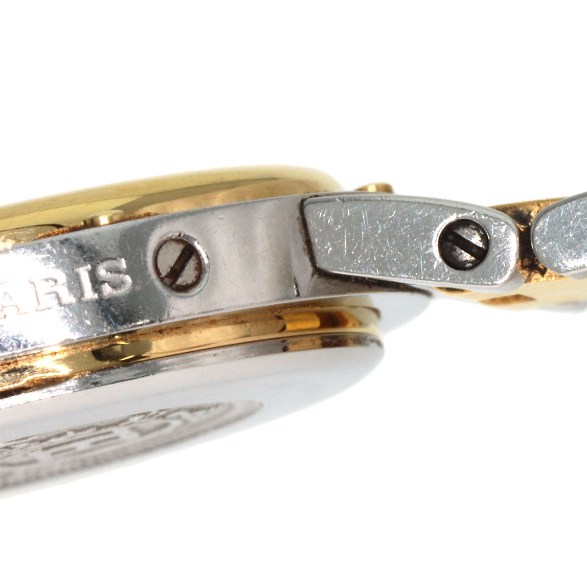 HERMES Watches Quartz Stainless Steel , SSxGP gold Clipper Ivory dial Women  d