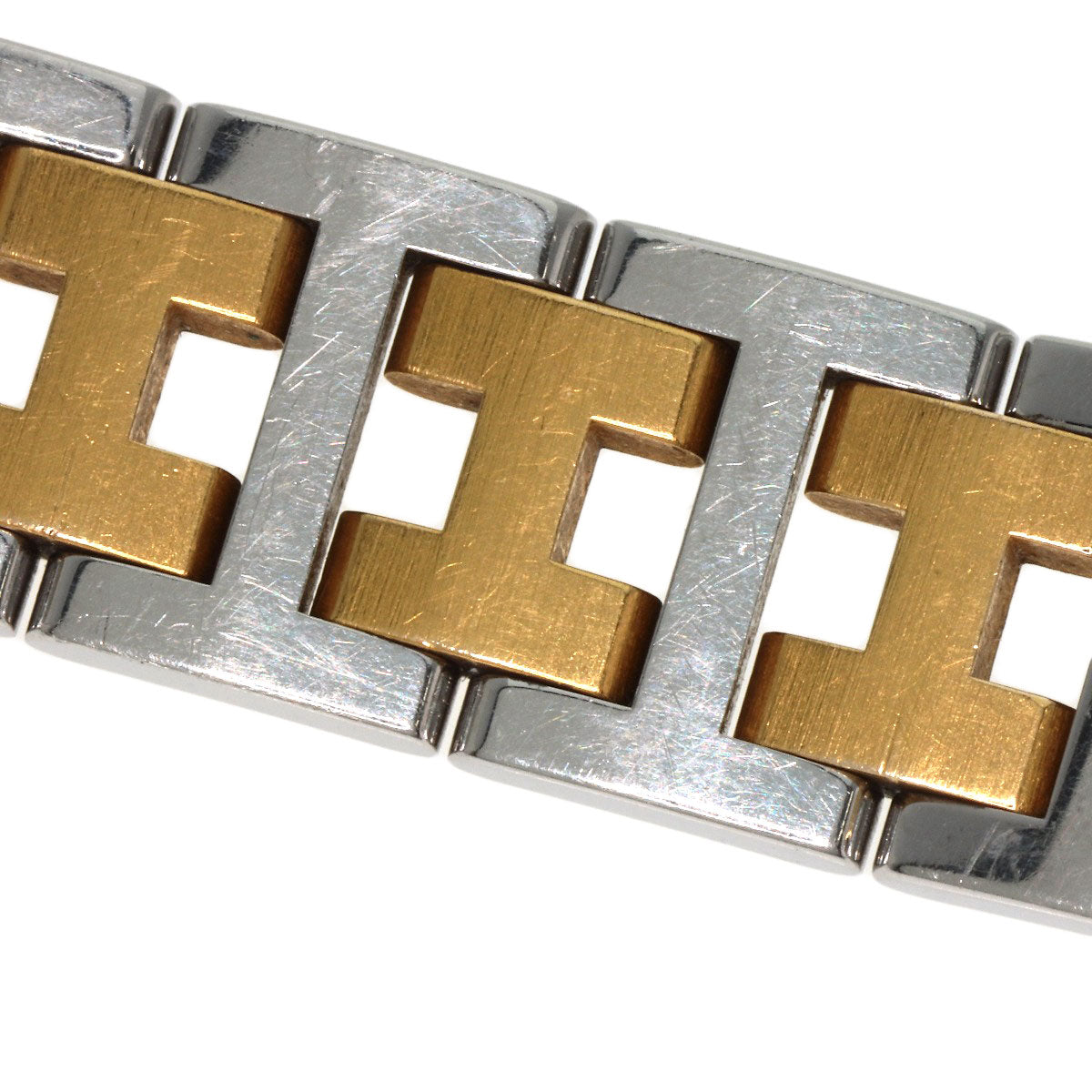 HERMES Watches Quartz Stainless Steel , SSxGP gold Clipper Ivory dial Women  d