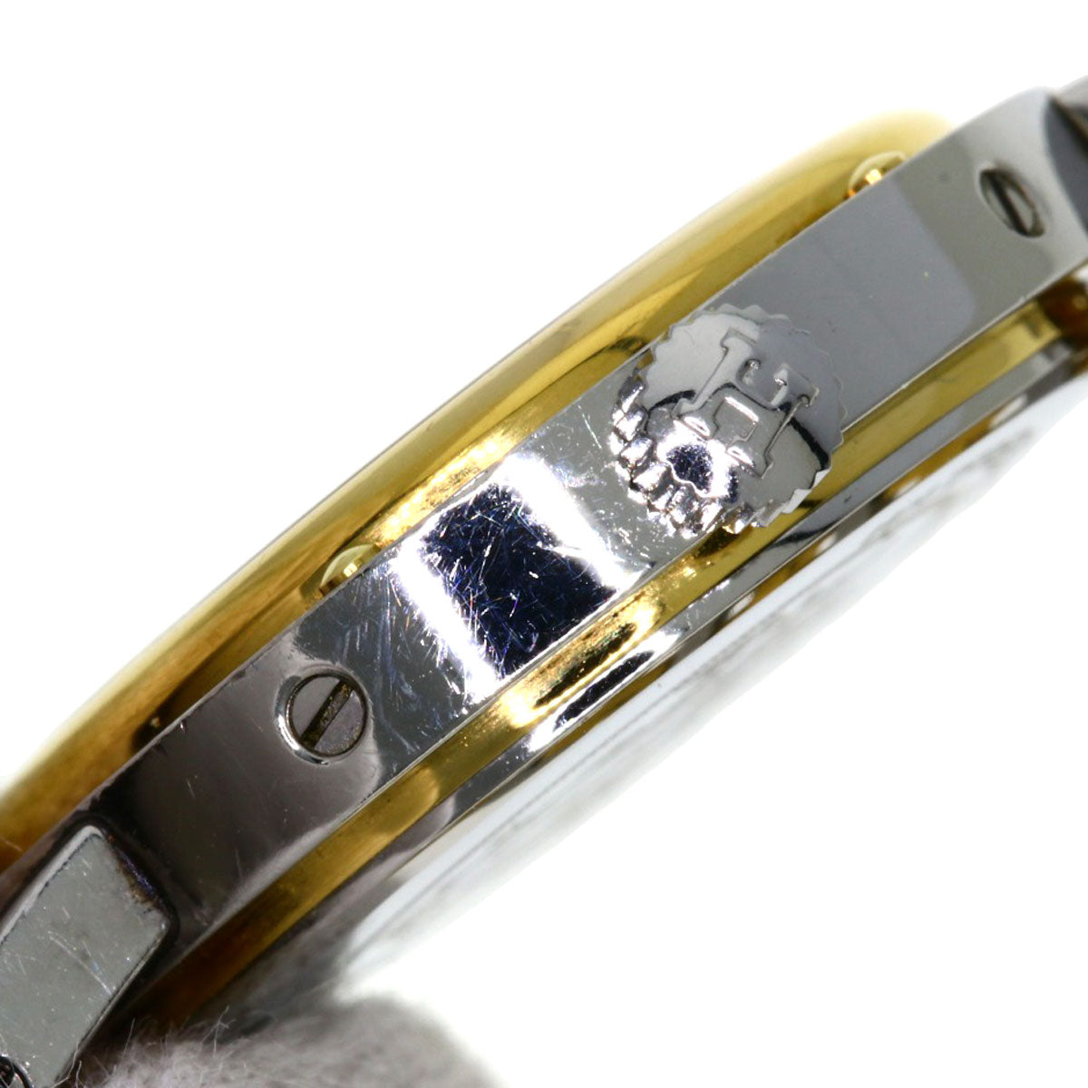 HERMES Watches Quartz Stainless Steel , SSxGP gold Clipper Ivory dial Women  d