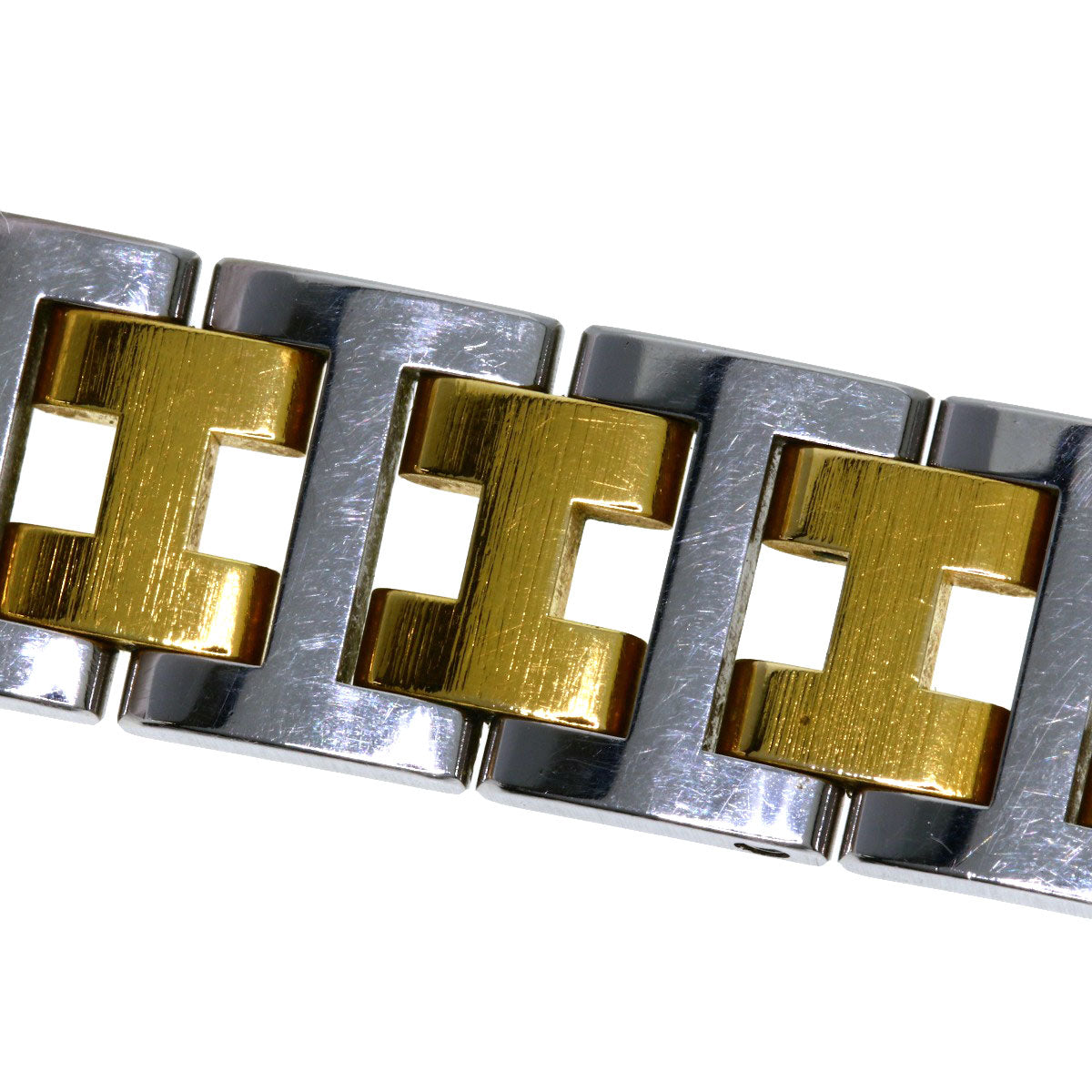 HERMES Watches Quartz Stainless Steel , SSxGP gold Clipper Ivory dial Women  d