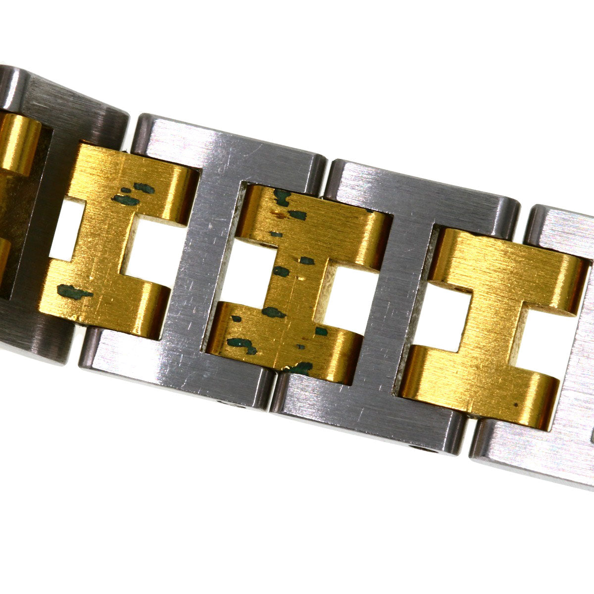 HERMES Watches Quartz Stainless Steel , SSxGP gold Clipper Ivory dial Women  d