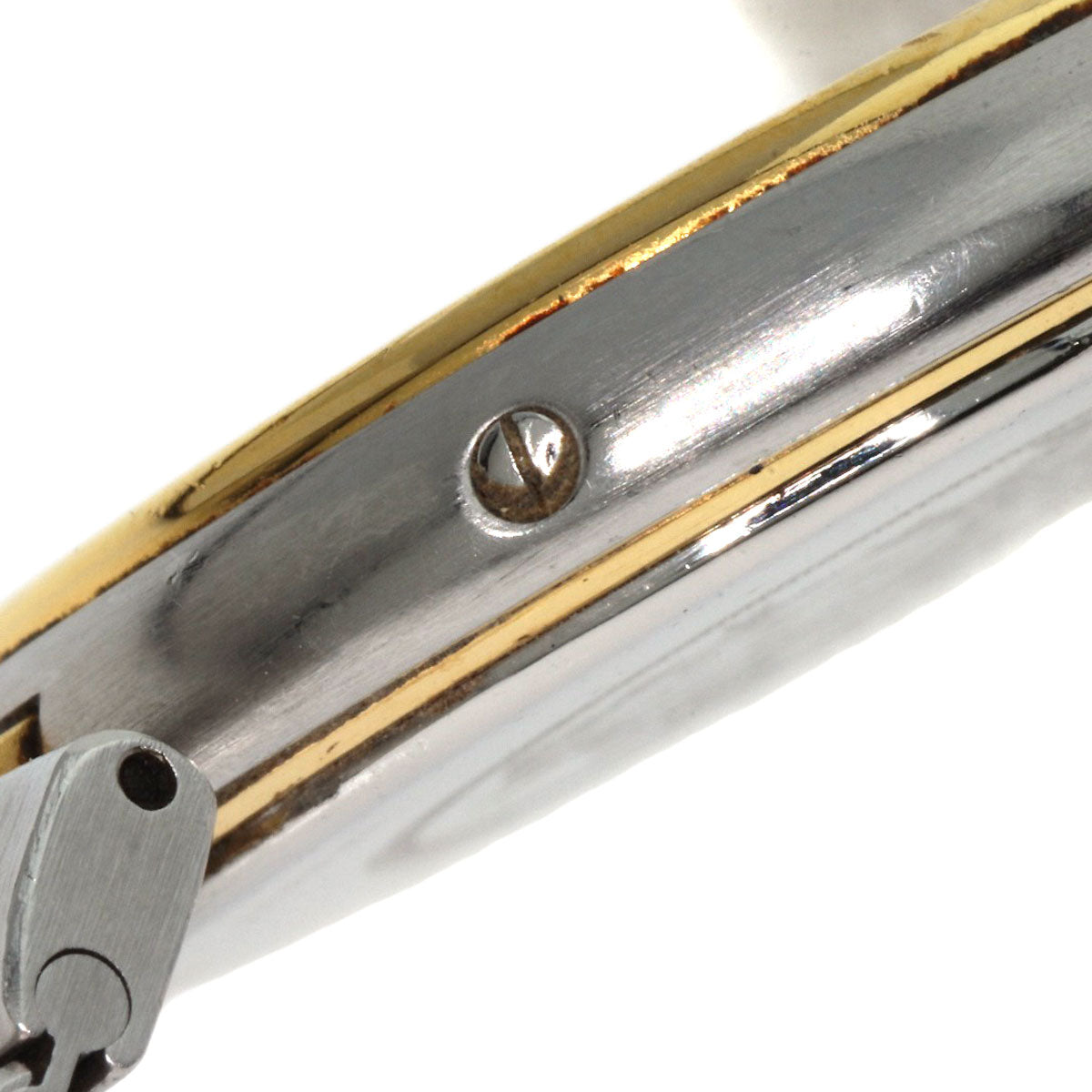 HERMES Watches Quartz Stainless Steel , SSxGP gold profile cream dial mens  d