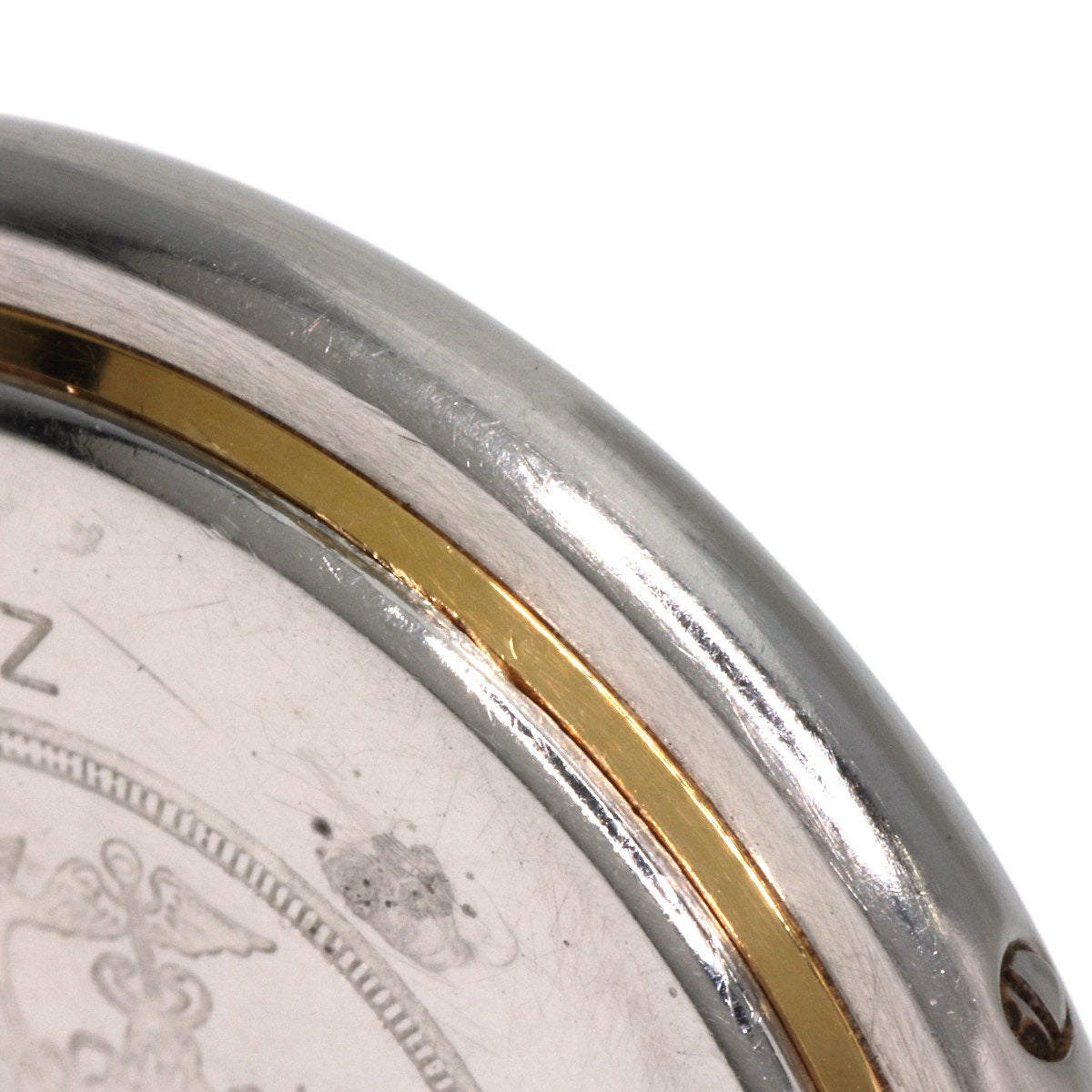 HERMES Watches Quartz Stainless Steel , SSxGP gold profile cream dial mens  d