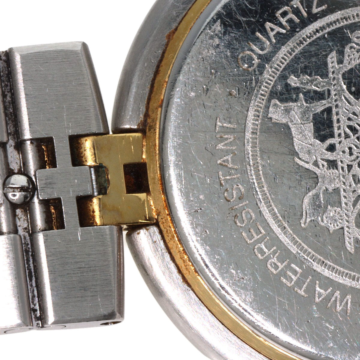 HERMES Watches Quartz Stainless Steel , SSxGP gold profile cream dial mens  d