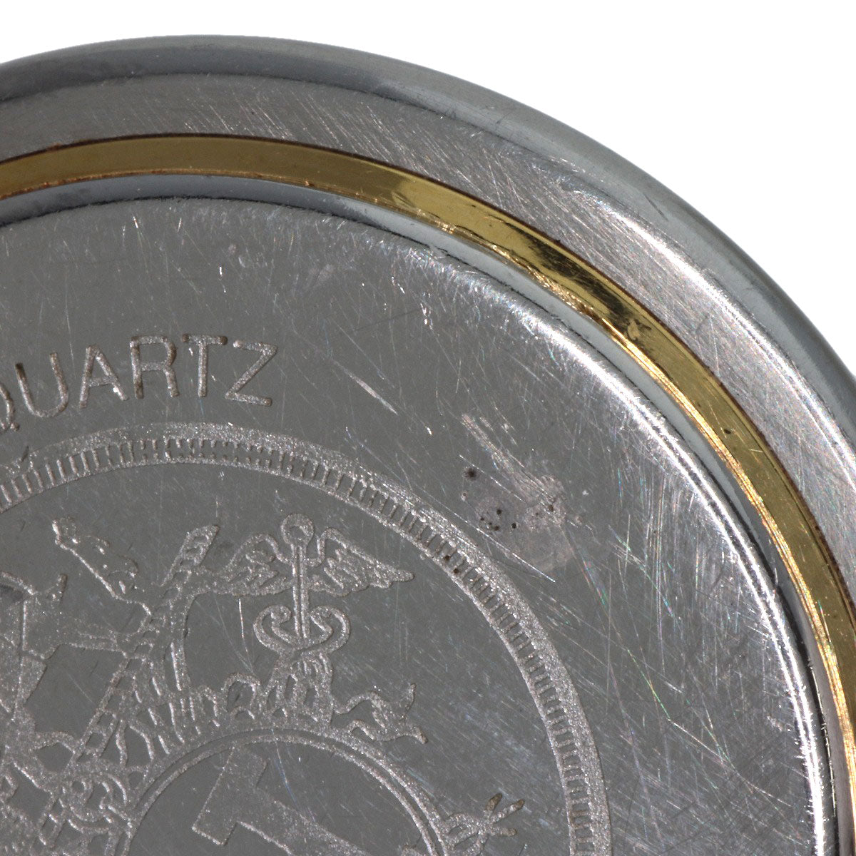 HERMES Watches Quartz Stainless Steel , SSxGP gold profile cream dial mens  d