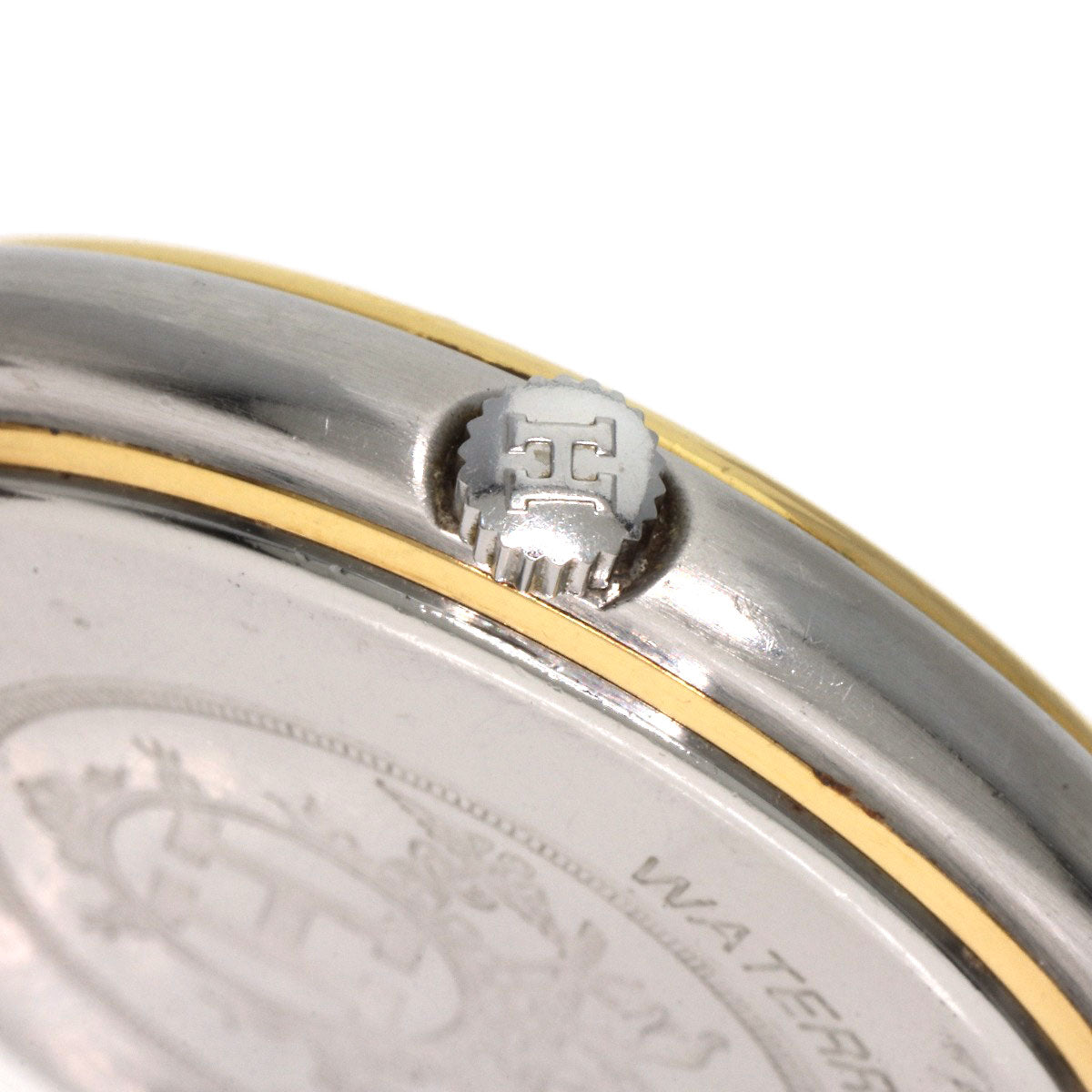 HERMES Watches Quartz Stainless Steel , SSxGP gold profile cream dial mens  d