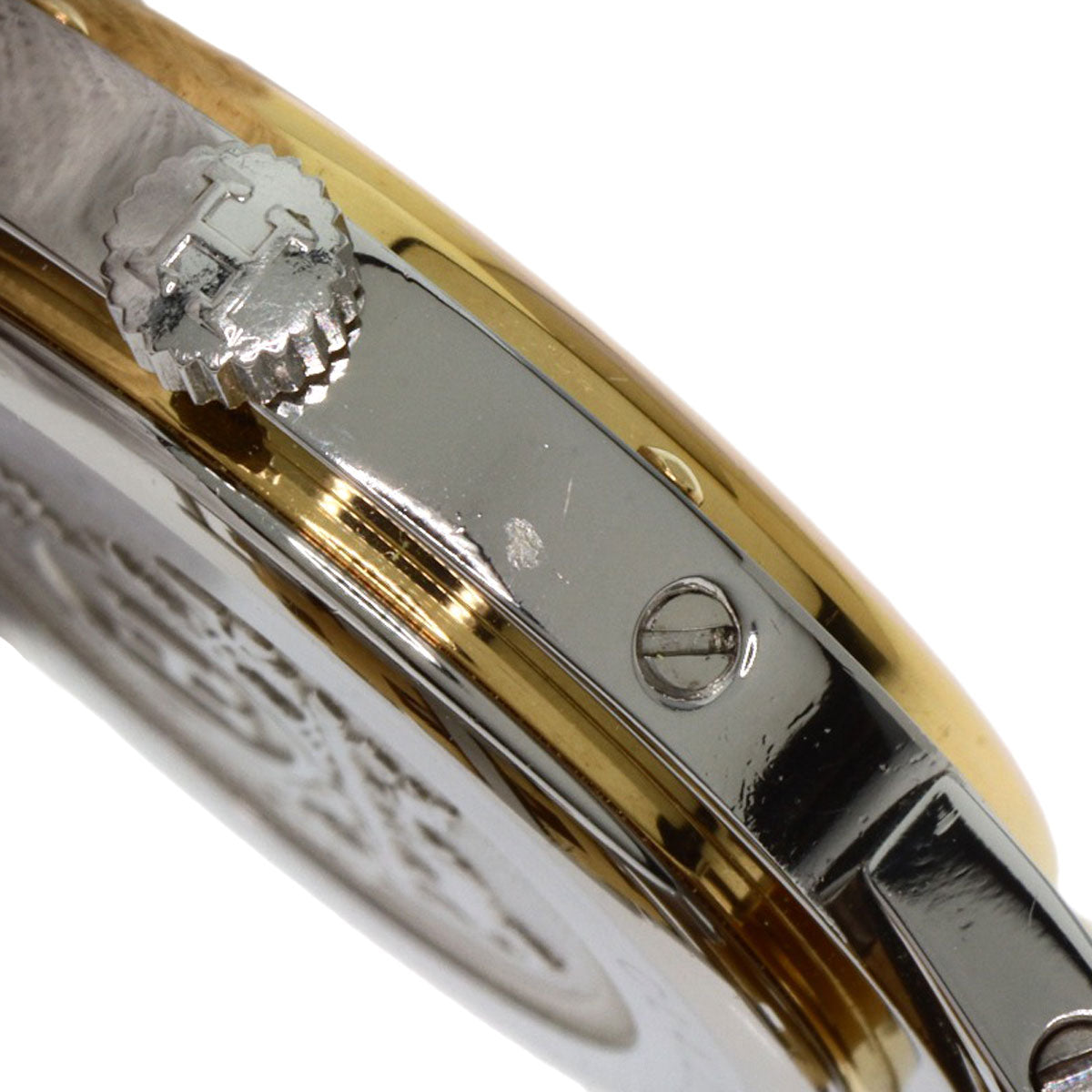 HERMES Watches Quartz Stainless Steel Silver Clipper old type Ivory dial