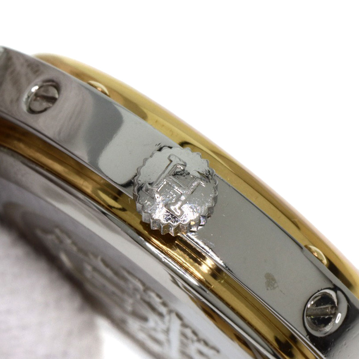 HERMES Watches Quartz Stainless Steel Silver Clipper old type Ivory dial