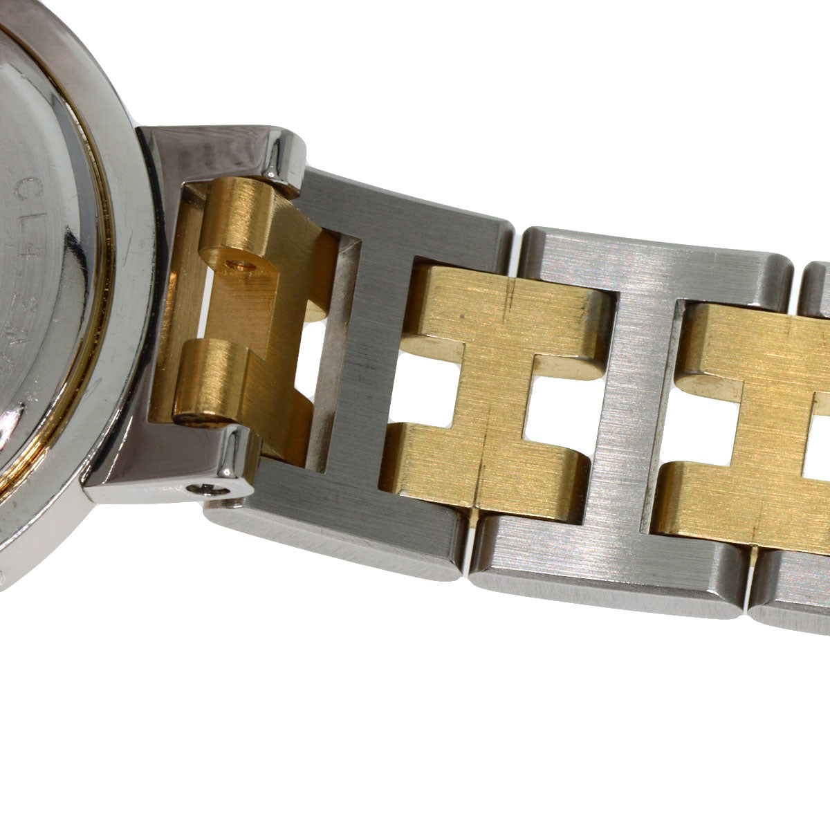 HERMES Watches Quartz Stainless Steel Silver Clipper old type Ivory dial