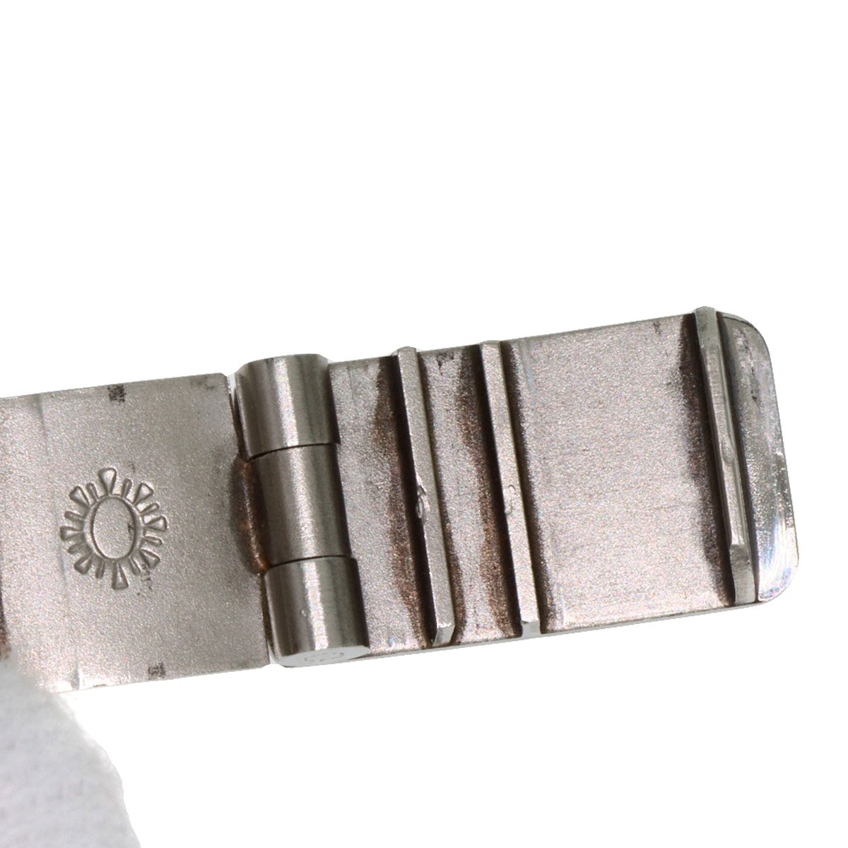 HERMES Watches Quartz Stainless Steel Silver Clipper old type Ivory dial