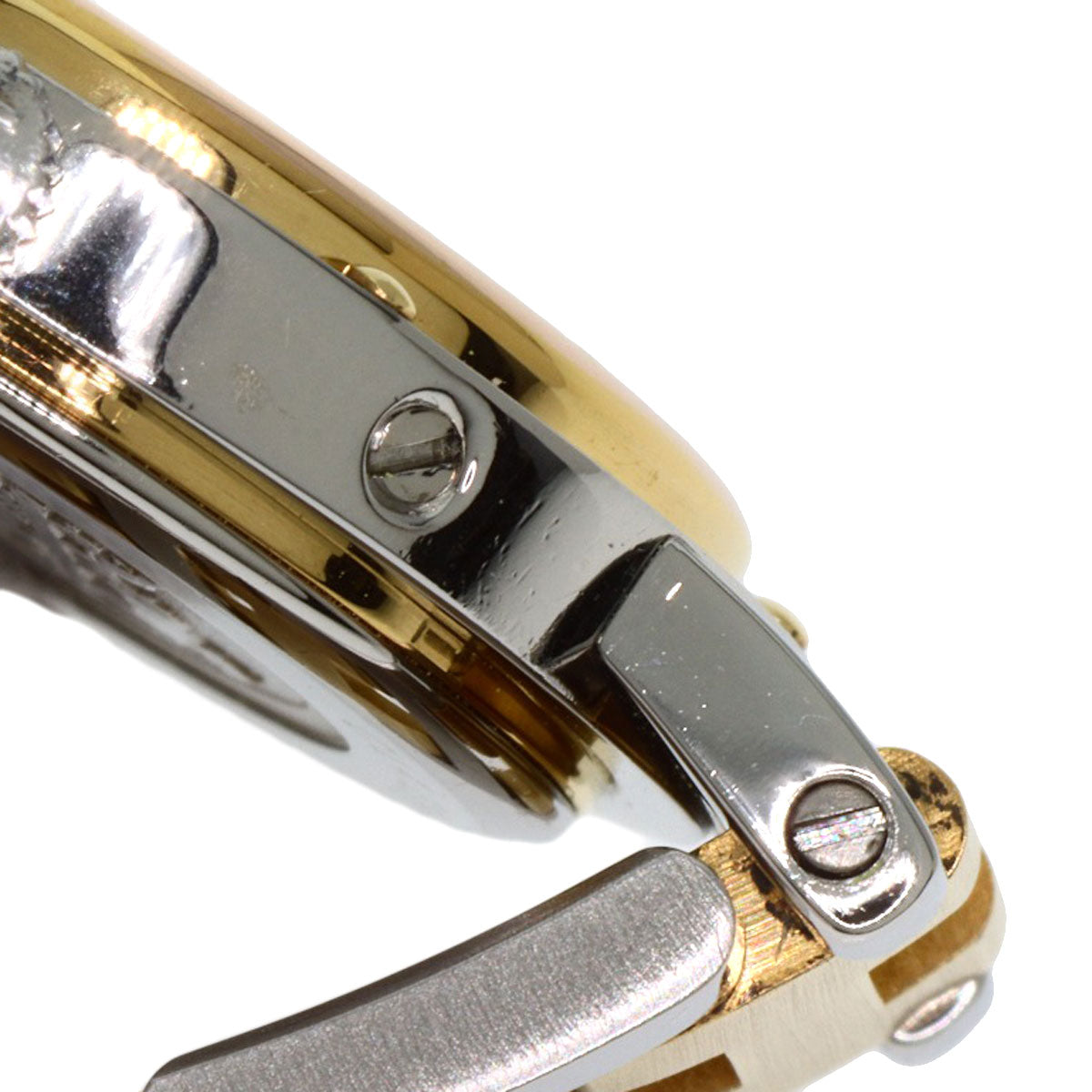 HERMES Watches Quartz Stainless Steel Silver Clipper old type Ivory dial