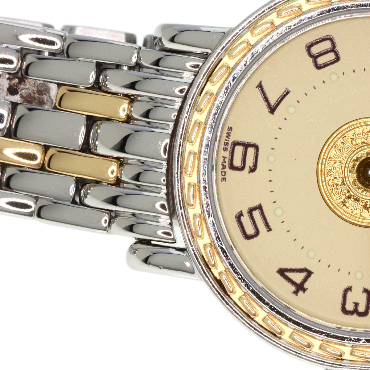 HERMES Watches Quartz SE4.220 Stainless Steel gold Serie Ivory dial