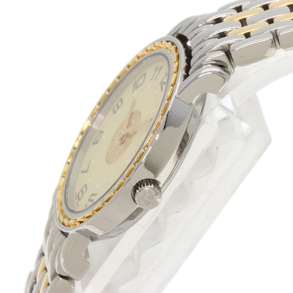 HERMES Watches Quartz SE4.220 Stainless Steel , SSxGP gold Serie Ivory dial Women  d