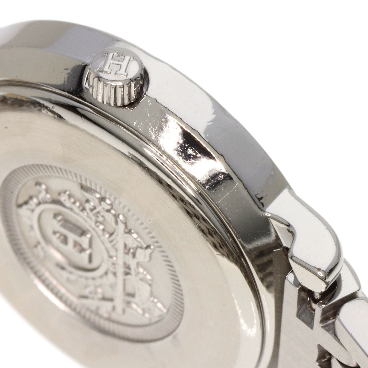 HERMES Watches Quartz SE4.220 Stainless Steel , SSxGP gold Serie Ivory dial Women  d