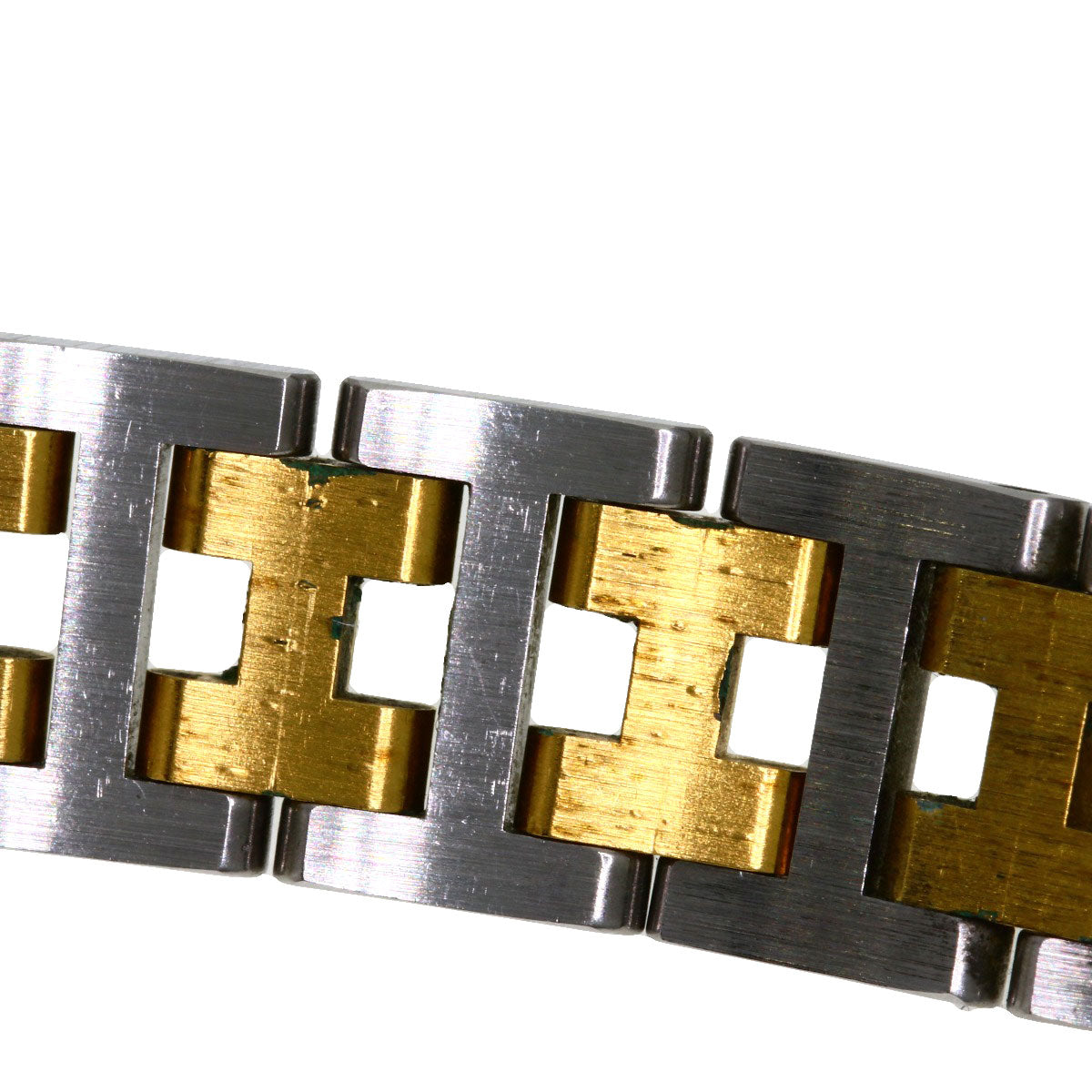 HERMES Watches Quartz Stainless Steel , SSxGP gold Clipper white dial Women  d