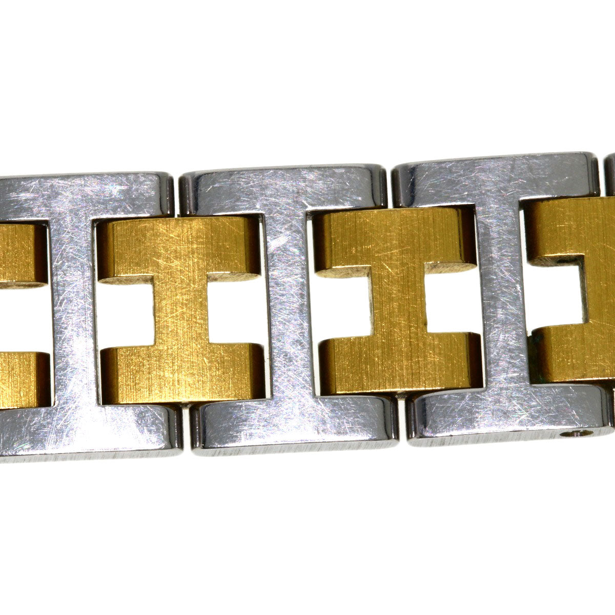 HERMES Watches Quartz Stainless Steel , SSxGP gold Clipper white dial Women  d