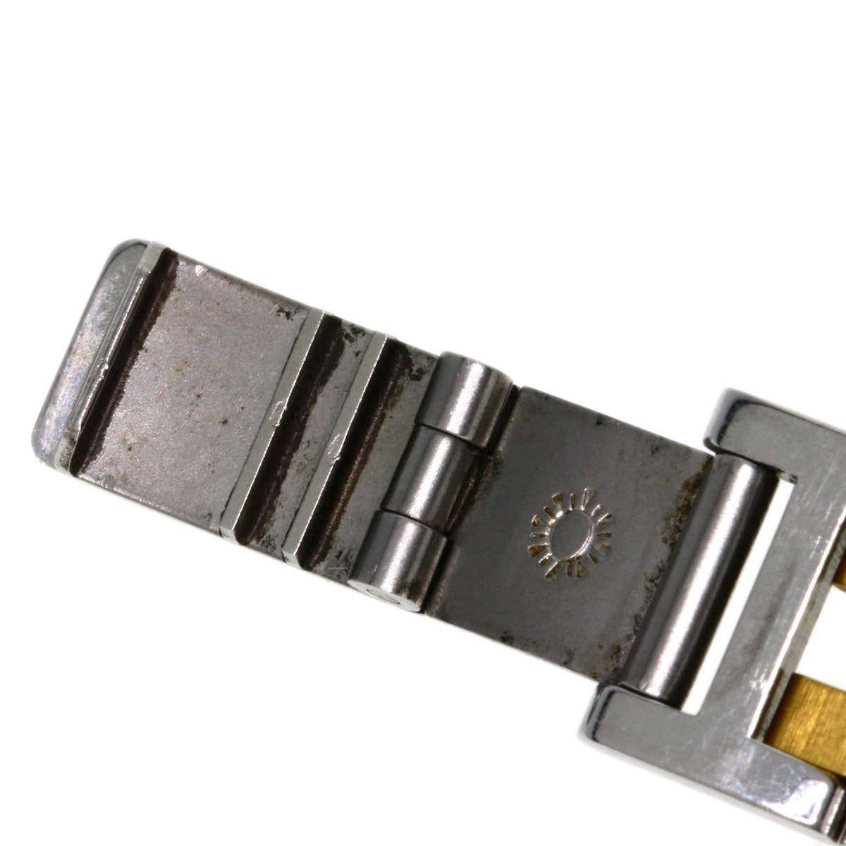 HERMES Watches Quartz Stainless Steel, Combination Silver Windsor white dial Women  d