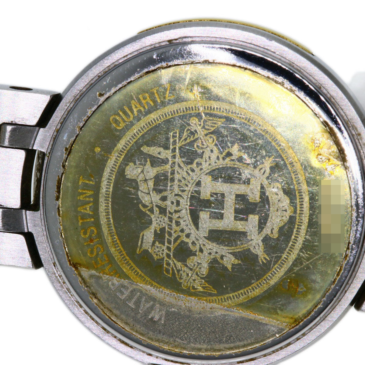 HERMES Watches Quartz Stainless Steel, Combination Silver Windsor white dial Women  d