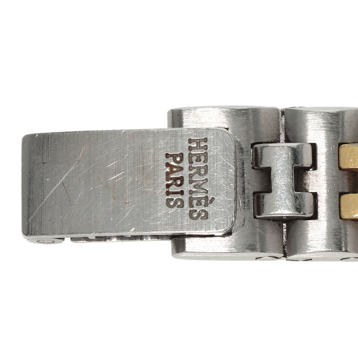 HERMES Watches Quartz Stainless Steel , SSxGP gold Olympia Ivory dial Women  d