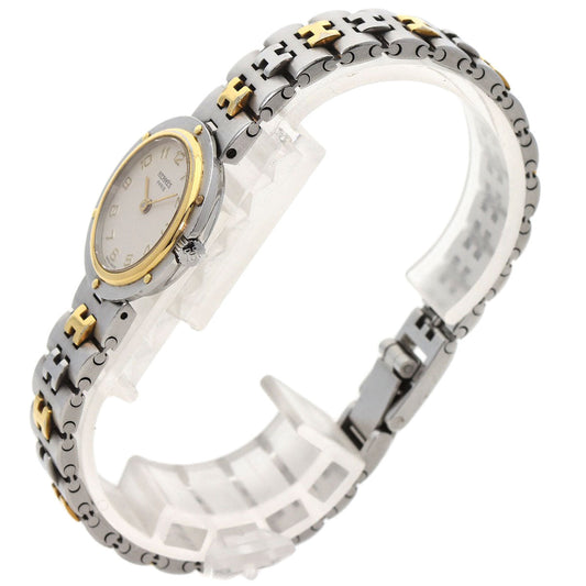 HERMES Watches Quartz Stainless Steel , SSxGP gold Olympia Ivory dial Women  d