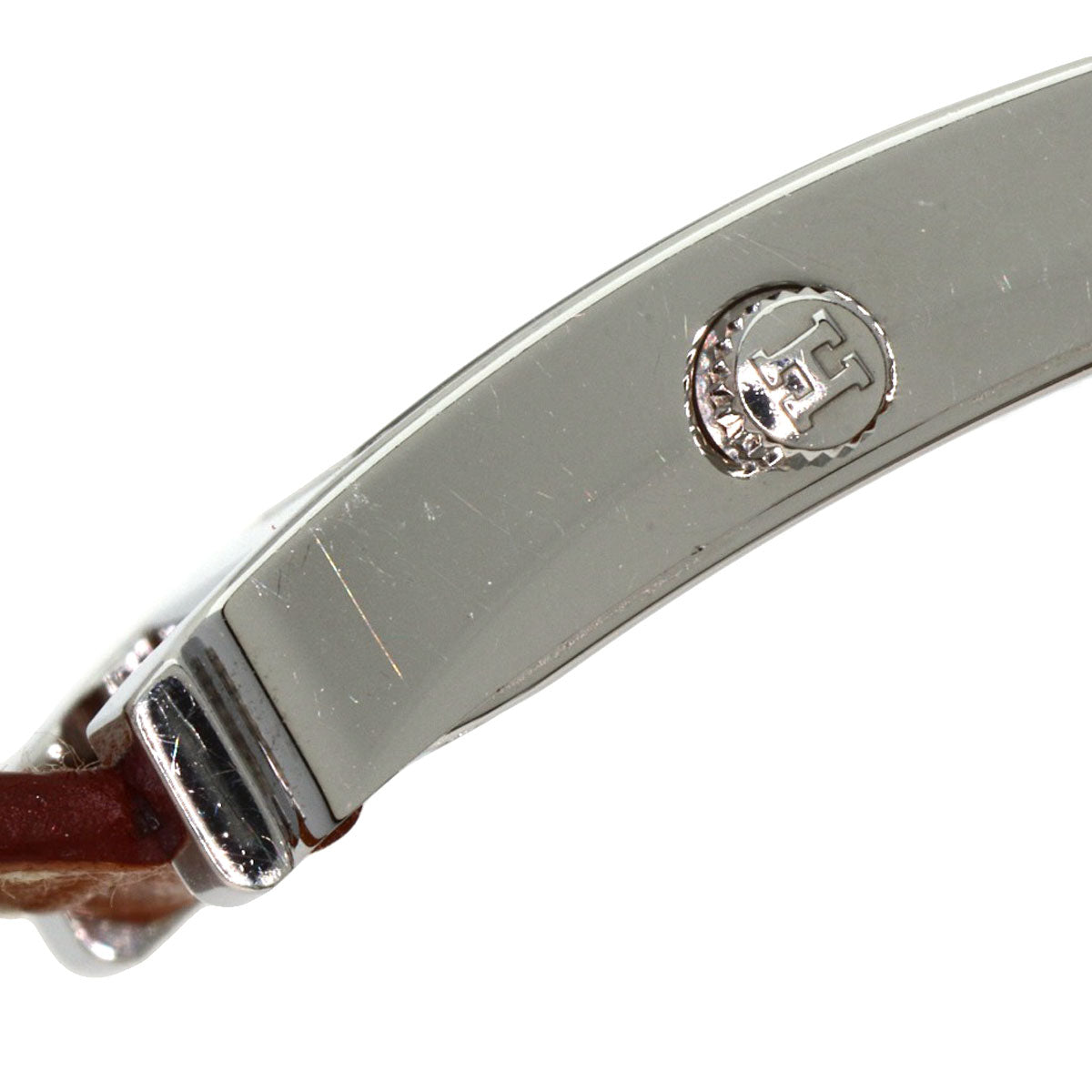 HERMES Watches Quartz HH1.210 Stainless Steel, Leather Silver H watch Deburuturu Silver dial Women  d