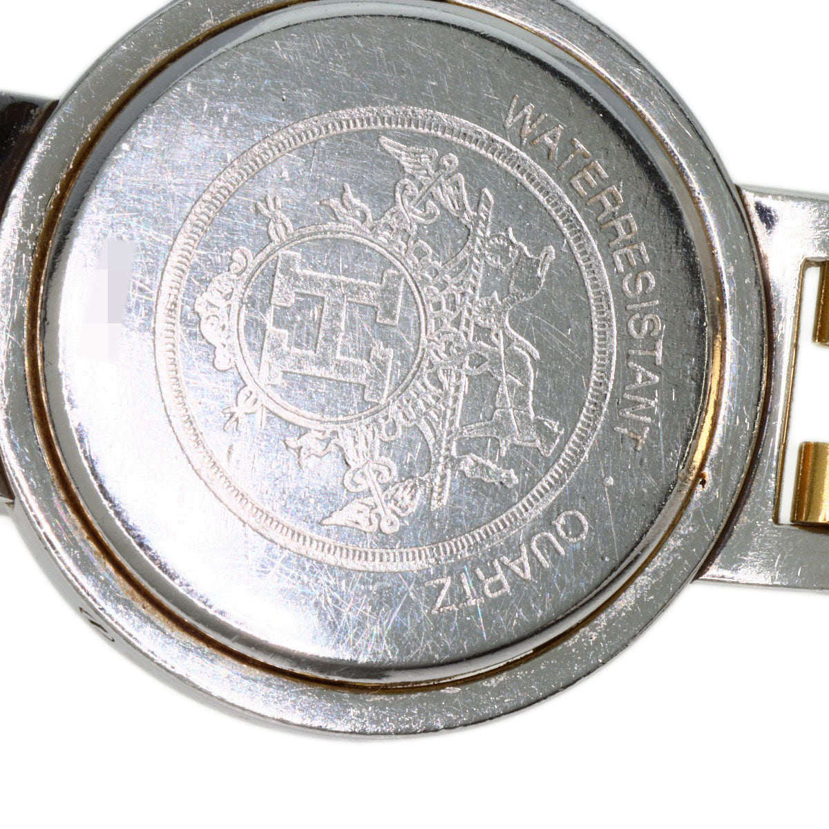 HERMES Watches Quartz Stainless Steel , SSxGP gold Clipper Old Belt Ivory dial Women  d