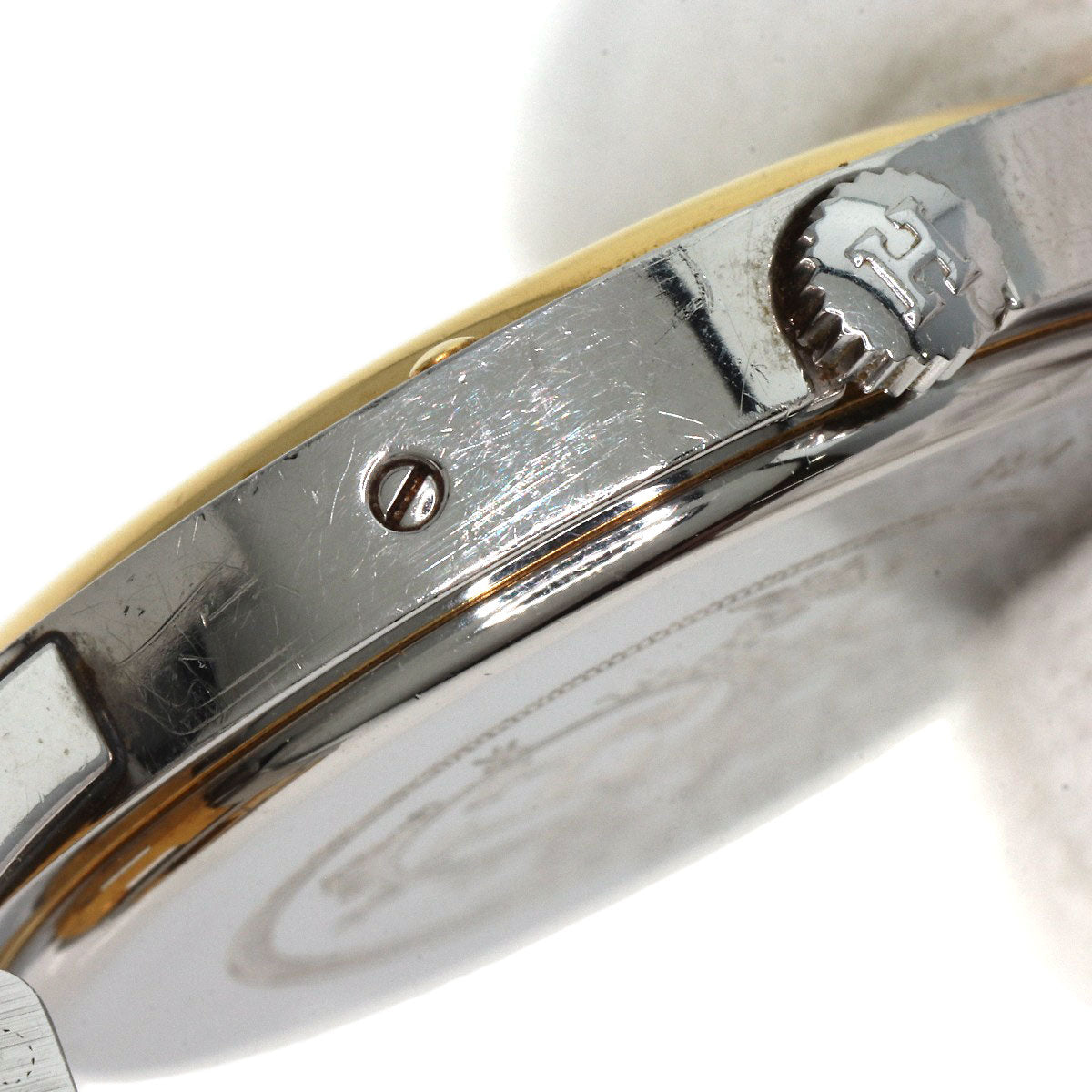 HERMES Watches Quartz Stainless Steel , SSxGP gold Clipper Ivory dial Women  d