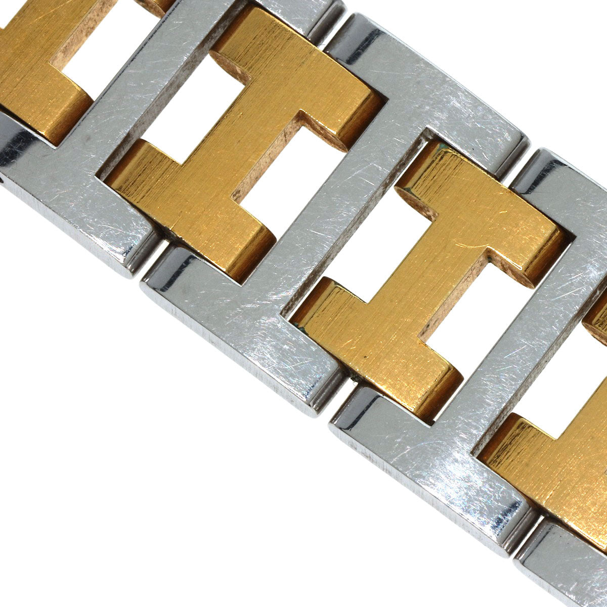 HERMES Watches Quartz Stainless Steel , SSxGP gold Clipper Ivory dial Women  d