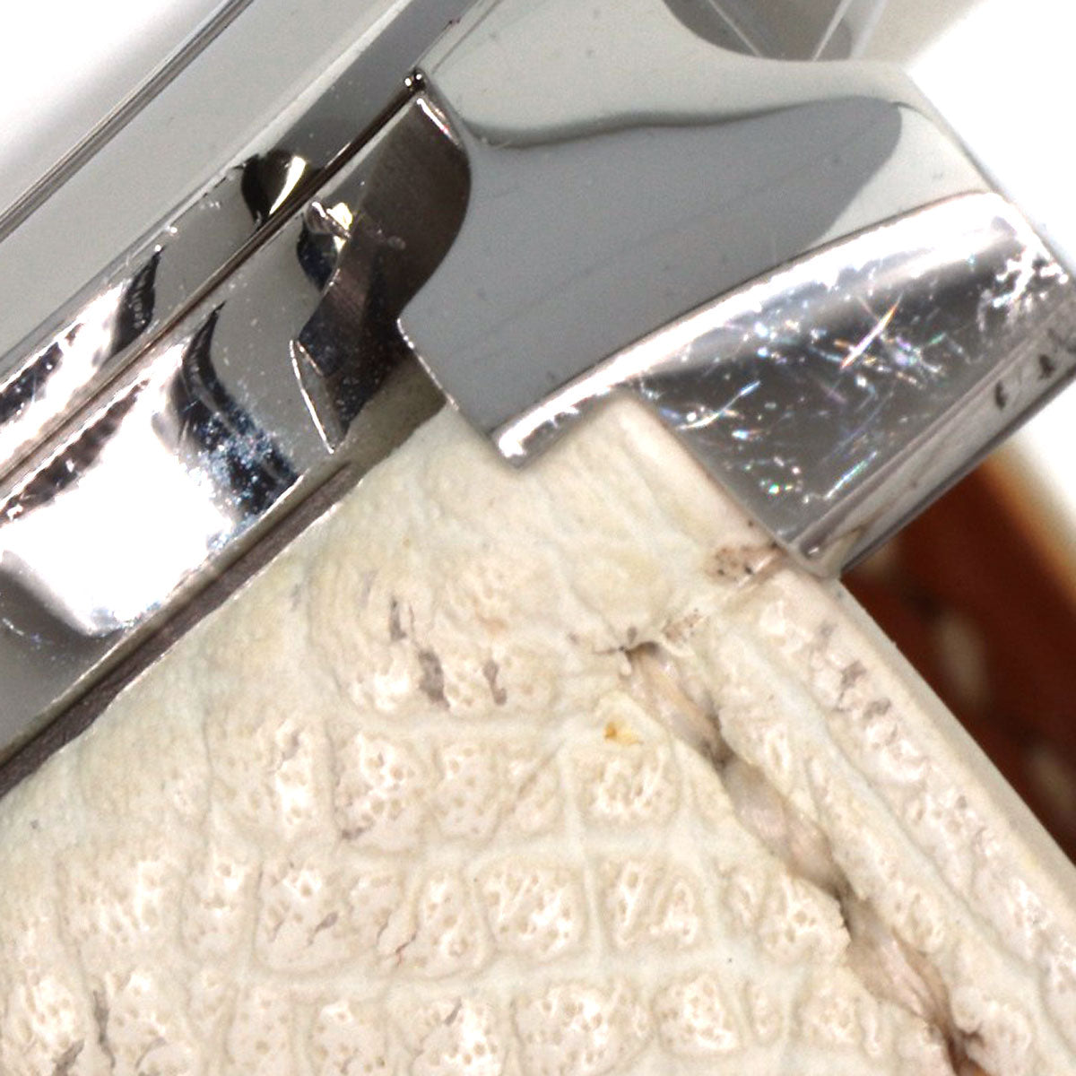 HERMES Watches Quartz HR1.510 Stainless Steel, Leather Silver H watch Rondo white dial Women  d