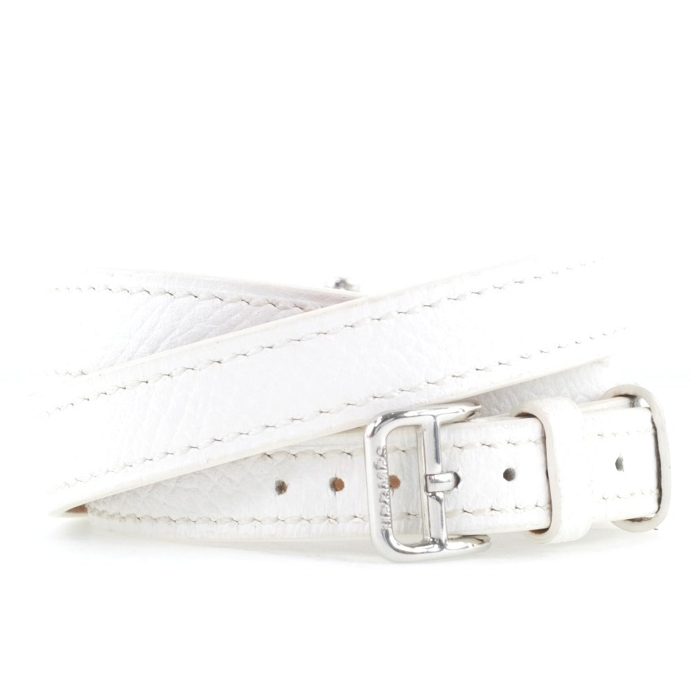 HERMES Watches Quartz ME2.112 Stainless Steel , Leather White Triple Tour Medor Rock White dial Women  d