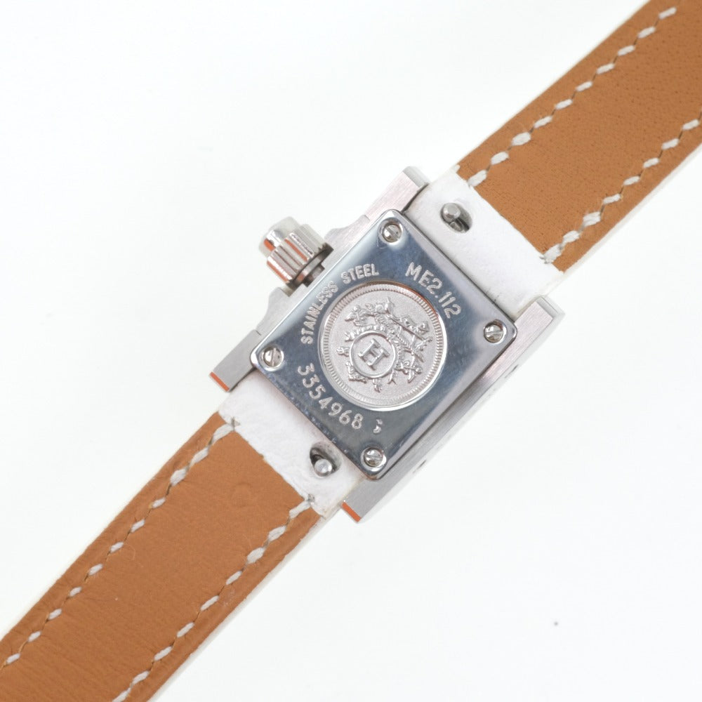 HERMES Watches Quartz ME2.112 Stainless Steel , Leather White Triple Tour Medor Rock White dial Women  d