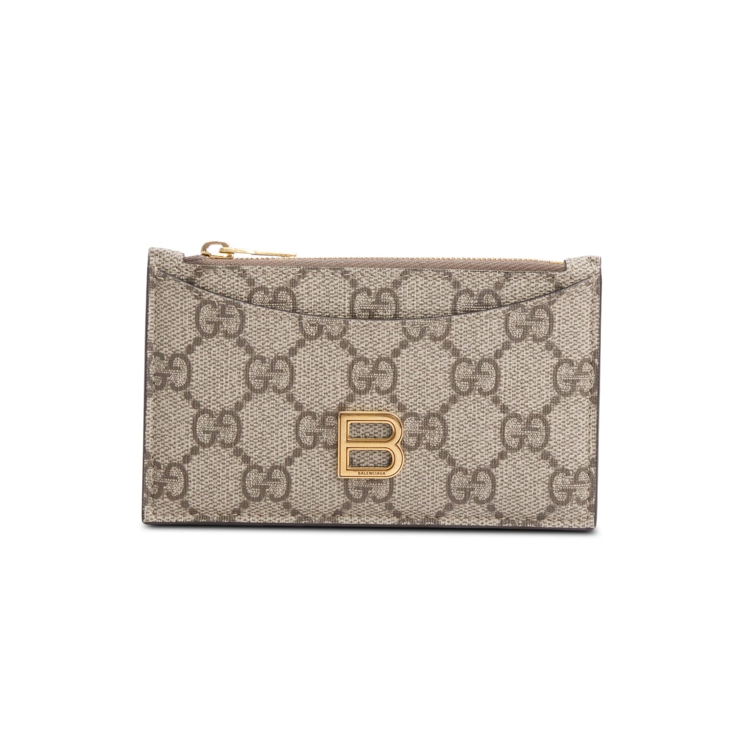 Gucci x Balenciaga GG Supreme Monogram Zip Card Case
