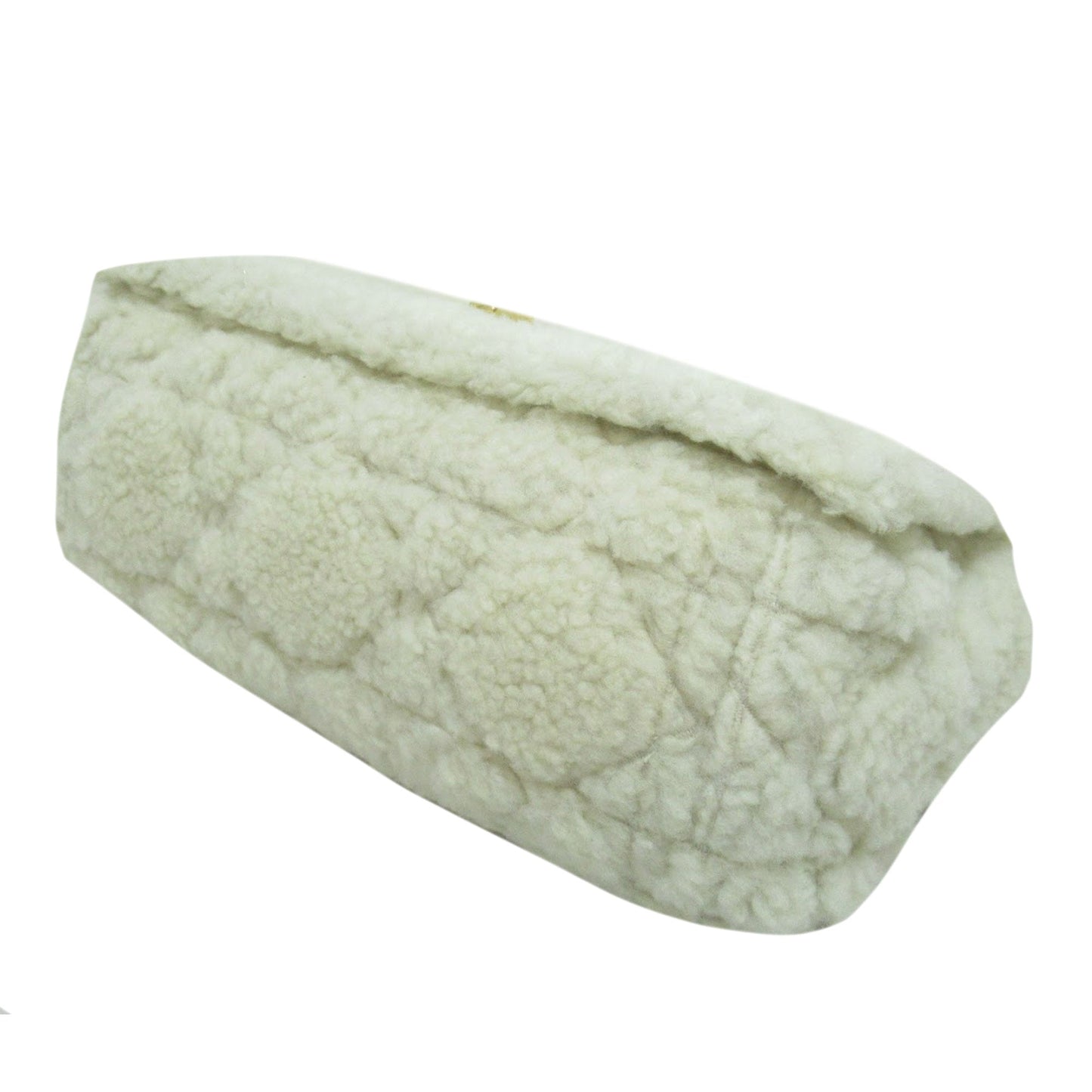 DIOR Medium Cannage Shearling Caro Shoulder Bag