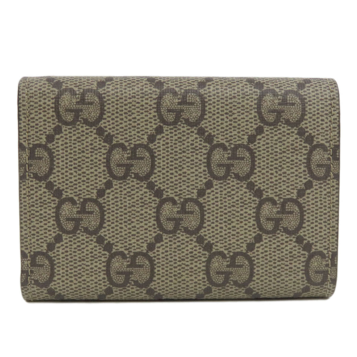 BALENCIAGA Bifold Wallet 681704 PVC Brown Gucci collaboration tri-fold wallet Women