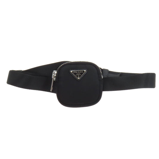 PRADA Hip bag Nylon black logoMetal Women