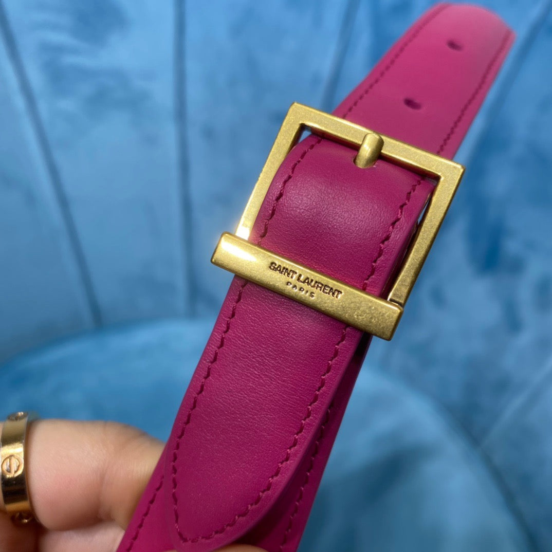 Top Quality Le 5 À 7 Hobo Bag In Smooth Pink For Women 9in/23cm YSL 6572282R20W5623