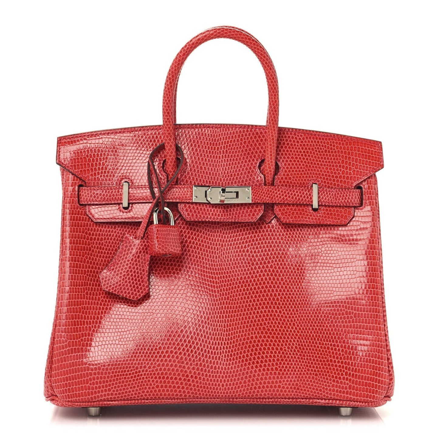 Hermes Lizard Birkin 25 Bougainvillea