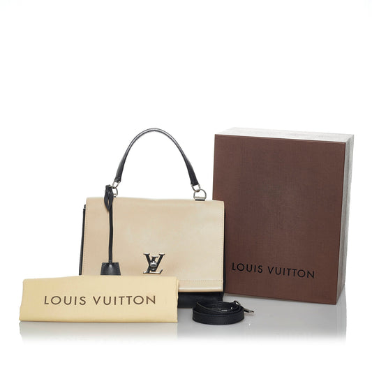 Louis Vuitton Lockme II Beige Calfskin