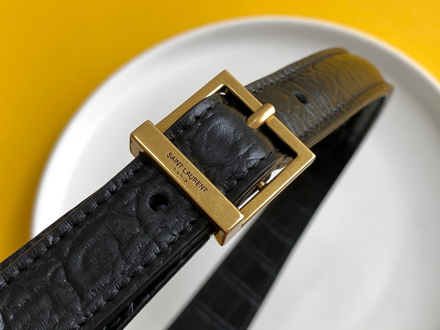 Top Quality LE 5 À 7 Hobo Bag Black In Embossed Material For Women 9in/23cm YSL 657228DZESW1062