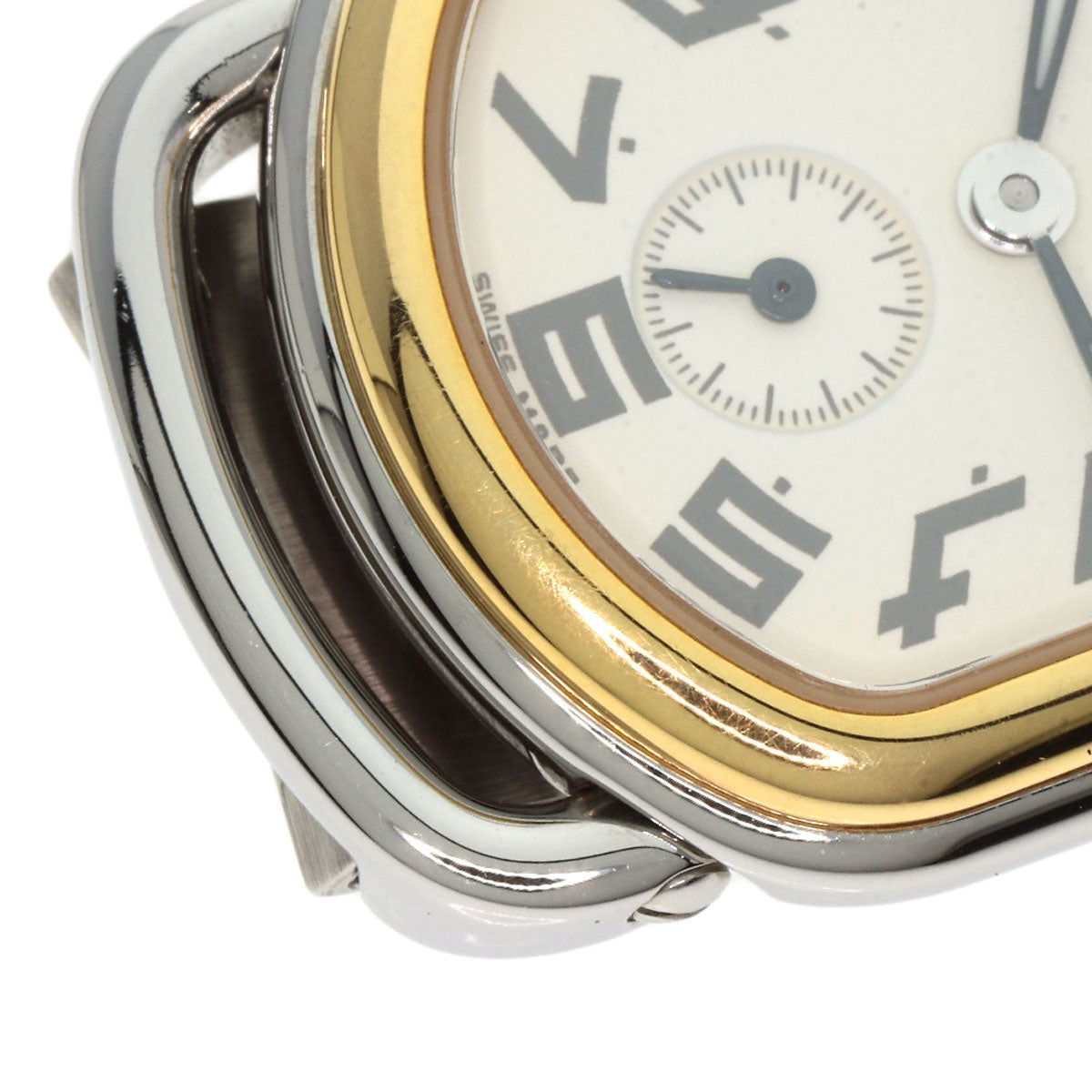 HERMES Watches Quartz RA2.220 Stainless Steel gold Rally Ivory dial