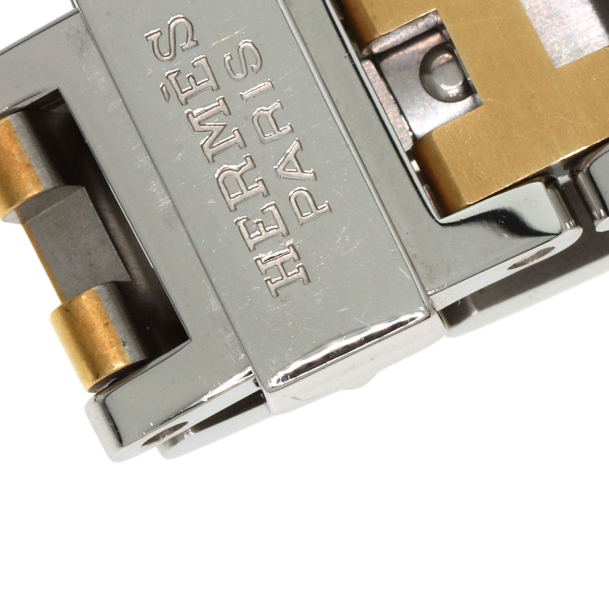 HERMES Watches Quartz RA2.220 Stainless Steel gold Rally Ivory dial