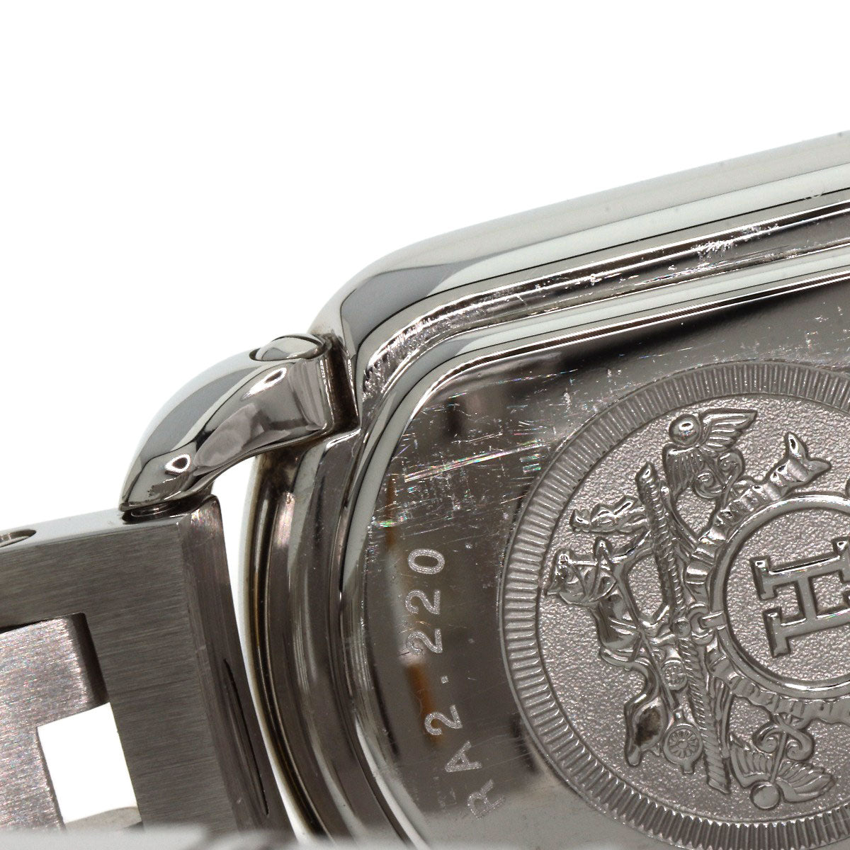 HERMES Watches Quartz RA2.220 Stainless Steel gold Rally Ivory dial