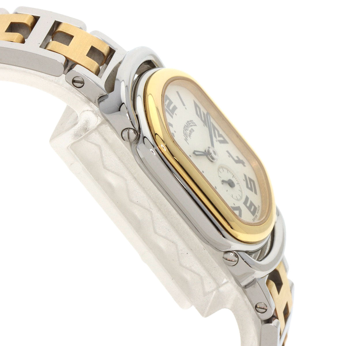 HERMES Watches Quartz RA2.220 Stainless Steel gold Rally Ivory dial