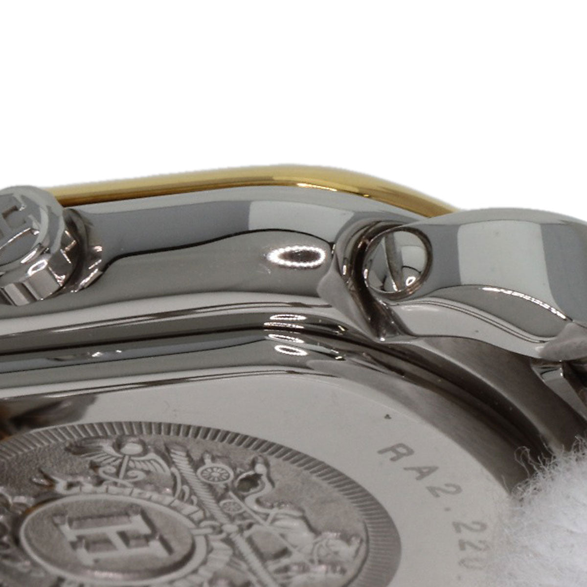 HERMES Watches Quartz RA2.220 Stainless Steel gold Rally Ivory dial