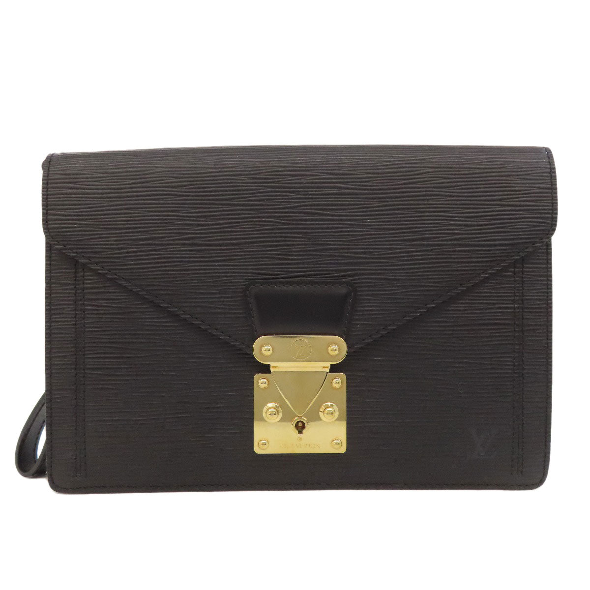 LOUIS VUITTON business bag M52612 Epi black Serie Dragonne mens  d